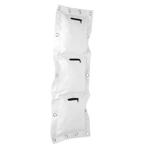Sandbag, Wing Chun Wall Canvas Punch Empty Sandbag Target with Zipper for Boxing Muay Thai - size: 3 Bottles Per Shelf