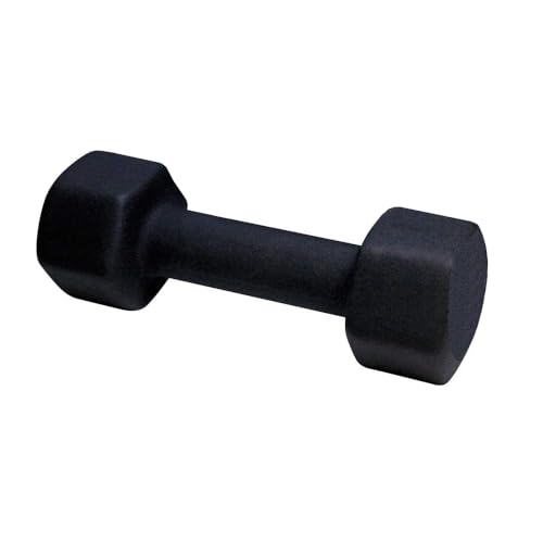Neoprene Dumbbell, Single Weight for Strength Training, Muscle Toning, and Rehab, Non-Slip Grip & Anti-Roll Design - style: 8 LB