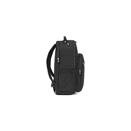 Kipling womens Seoul Go XL Backpack, Padded, Adustable Backpack Straps, Zip Closure, black tonal, One Size - color: Black Tonal, size: 13.5''L x 17.75''H x 9''D