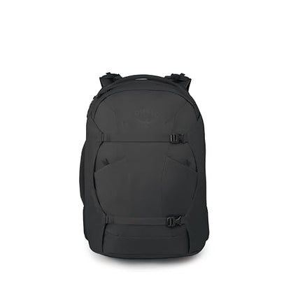 Osprey Farpoint 40L Men's Travel Backpack - Carry On Bag with Laptop Sleeve and Toiletry Pocket, Black, Extended Fit - color: Black, style: 40l - Extended Fit