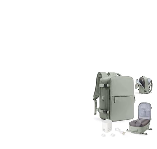 Vacuum Seal Travel Backpack with Air Pump Compression Waterproof Vacpack Carry On Backpack for Travel Daypack Women Men with Vacuum System Airlines Approved Vacpack Laptop Space Saver Bags GrassGreen - color: B15-grassgreen