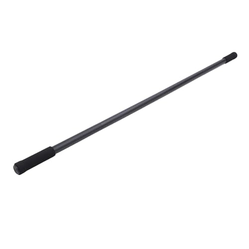 Zerodis Adjustable Yoga Stick, 4 Steel Rods 2 Soft Foam Handles Detachable 30 45 60 Inches, with Non Slip Rubber Ends, for Stretching Mobility Balance Core Strength Posture Correction