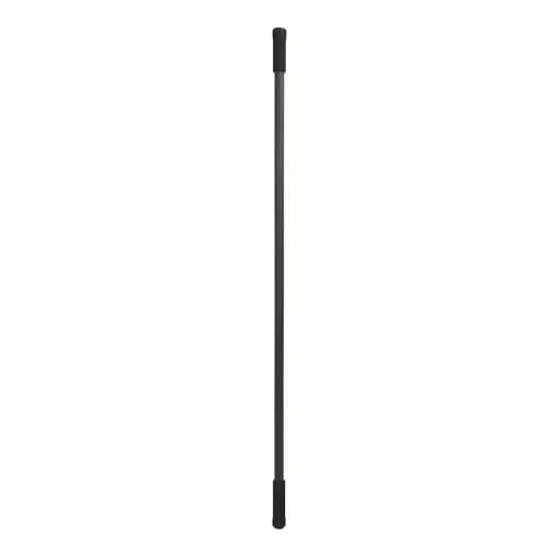 Zerodis Adjustable Yoga Stick, 4 Steel Rods 2 Soft Foam Handles Detachable 30 45 60 Inches, with Non Slip Rubber Ends, for Stretching Mobility Balance Core Strength Posture Correction