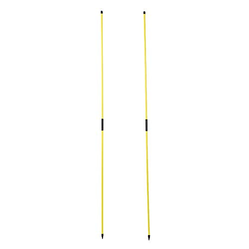 RiToEasysports Swing Trainer Epoxy Fiberglass Direction Indicator Stick 48.23in Foldable Practice Stick for Putting Swing Alignment Training for Beginners and Coaches