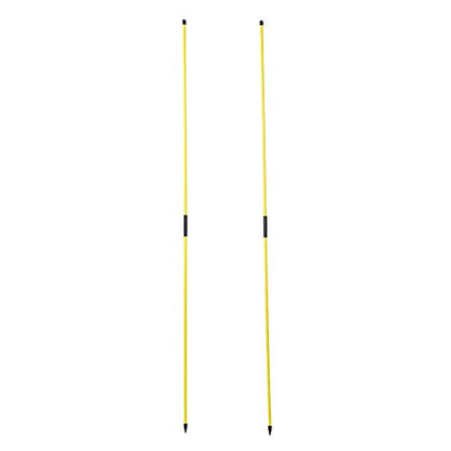 RiToEasysports Swing Trainer Epoxy Fiberglass Direction Indicator Stick 48.23in Foldable Practice Stick for Putting Swing Alignment Training for Beginners and Coaches