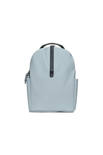 RAINS Clip Front Backpack Pool - Waterproof Commuter Backpack with C-Clip Closure & Hidden Pocket, 16″ Laptop Sleeve, Urban Travel Daypack - color: Pool
