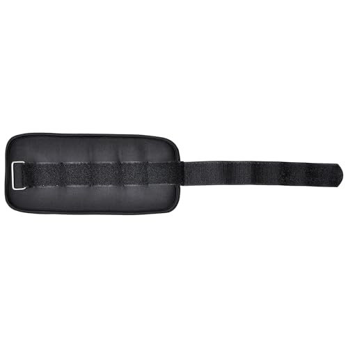 Fitvids Fully Adjustable Ankle Wrist Arm Leg Weights, 1-20LBS, Multiple Options - style: 4 lbs each (8-lb pair), Black