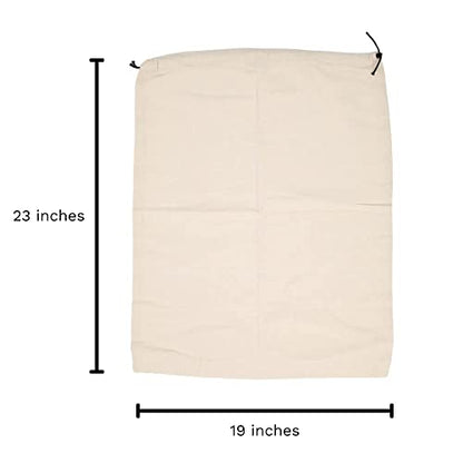 Organic Cotton Shoes Storage Bags - Convenient Shoe Bags for Travel & Storage - Dust Proof Sneaker Bags - Easy to Pack, Convenient to Carry & Foldable Shoes Drawstring Bags (3 Large: 23"x19") - size: 3 Large: 23"x19"