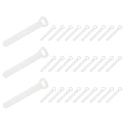 PATIKIL 30Pcs Leather Zipper Pull, 2.6" Replacement Zipper Puller Extender Backpack Luggage Sliders for Handbags Suitcases Bags Wallets Jackets Coats Pull Tabs, White - color: White