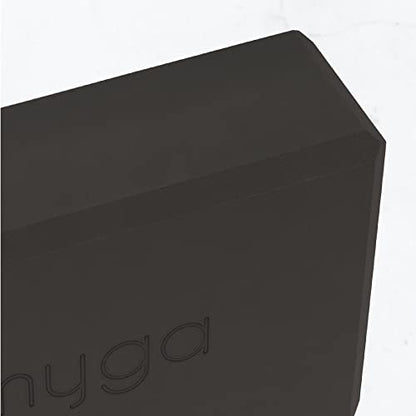 MYGA Yoga Block,Lightweight EVA Foam Yoga Brick,High Density Non-Slip Block for Yoga Poses, Pilates, Balance and Flexibility - color: Black