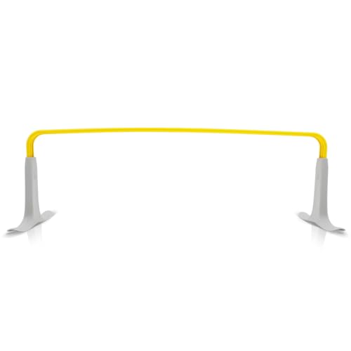 Meister ZoomFlex Agility Hurdles w/Carry Bag - Flex-Safe Modular Speed Training - color: Electric Yellow
