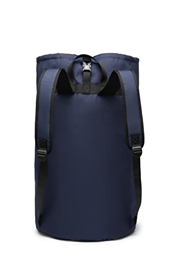 laundry bag backpack,extra-large heavy duty laundry bags,laundry backpack for college students,drawstring closure (Dark blue laundry bag backpack) - color: Dark Blue Laundry Bag Backpack