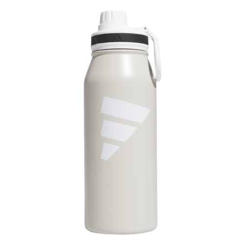 adidas Metal Water Bottle 1L - color: Alumina Beige/White/Black/L