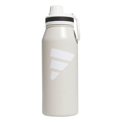 adidas Metal Water Bottle 1L - color: Alumina Beige/White/Black/L