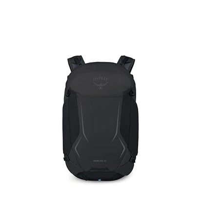 Osprey Hikelite 26L Durable Hiking Backpack - Travel Daypack with Rain Cover for Men and Women, Raven Black - color: Raven Black, style: 26l