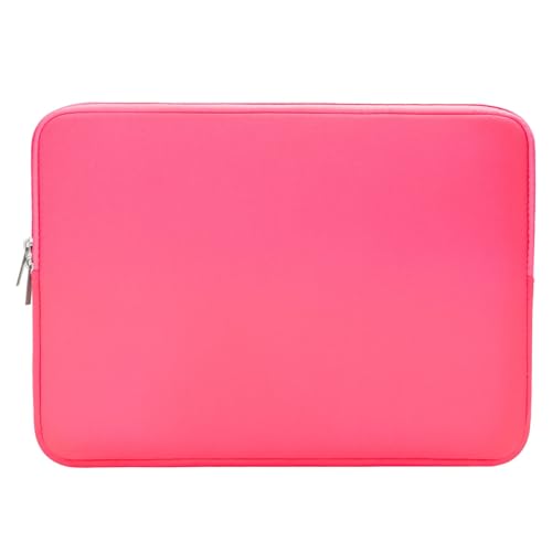 11-11.6 Inch Laptop Sleeve Protective Case Soft Carrying Computer Cover Compatible with MacBook Neo A18 11.6" MacBook Air for 11" Notebook Tablet Ultrabook Chromebook - color: Bright Pink, size: 11"-11.6"