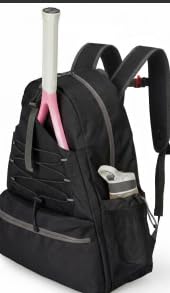 Garvee Tennis Backpack for Men Women, 2 Racket Pickleball Bag with Separate Shoe Compartment, Large Tennis Racket Bag for Racquet Sport Equipment, Beige/Black - color: black