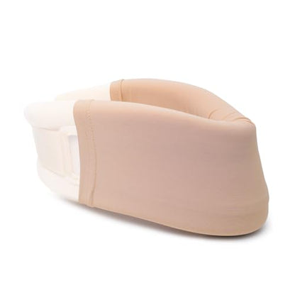 Velpeau Cover Sleeve for Neck Brace & Cervical Collar for Men & Women, Dust Cover, Comfortable Wearing While Sleeping, Working, Breathable Sweat-Absorbent, Quick Dry (Khaki, Large) - size: Large (Pack of 1), style: Neck Brace Sleeve-Khaki