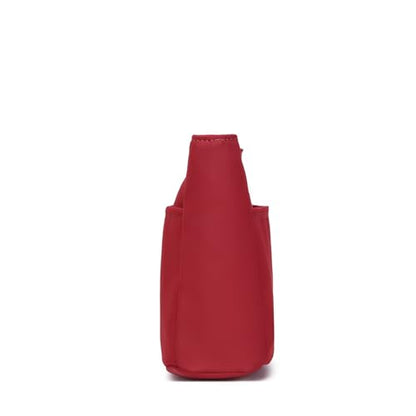 Small Purse Organizer Insert Handbag Bag - color: Burgundy Red