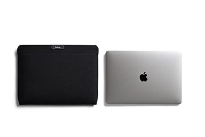 Bellroy Laptop Sleeve (Fits 14 Inch Laptop or MacBook, Slim Protective Case with Magnetic Closure) - Black - color: Black