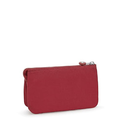 Kipling Women's Creativity Large Pouch, Versatile Cosmetics Kit, Lightweight Travel Organizer - color: Funky Red, size: 7.25''L x 4.25''H x 1.5''D