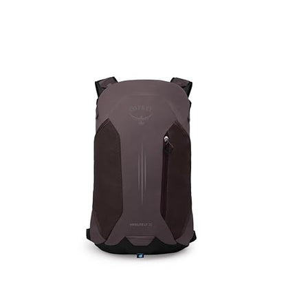 Osprey Hikelite LT 22L Hiking Backpack - Lightweight Travel Daypack with Rain Cover for Men and Women, Graphite Purple - color: Graphite Purple, style: 22l