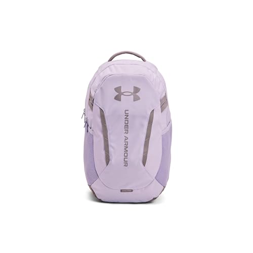 Under Armour Unisex-Adult Hustle 6.0 Backpack, (535) Salt Purple/Salt Purple/Tetra Gray, One Size Fits Most - color: (535) Salt Purple / Salt Purple / Tetra Gray, size: One Size