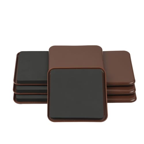 new space 8 Pack Furniture Sliders, 4.7 Inch Sliders for Furniture on Carpet for Sliding Heavy Furniture, Furniture Sliders for Carpeted Floors - Safeguard Carpeted Floors! - size: 4.7 inch
