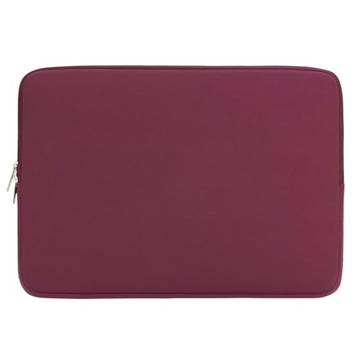 RAINYEAR 11-11.6 Inch Laptop Sleeve Protective Case Soft Carrying Cover Compatible with MacBook Neo A18 11.6" MacBook Air for 11" Notebook Tablet Chromebook (Red) - color: Red, size: 11"-11.6"