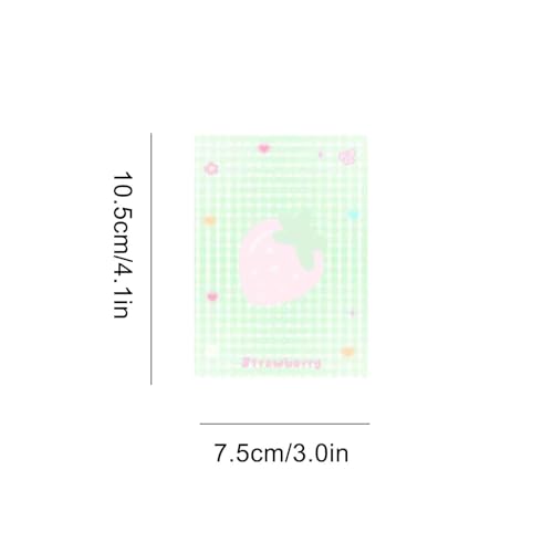 Cute Binder | M5 6-Hole Transparent Cute Binder,School Note Supplies | for School Home Study Work Business Travel Daily Weekly Monthly Filing Desk Backpack Purse Tote