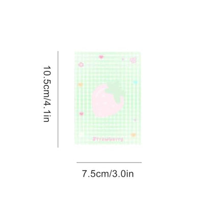 Cute Binder | M5 6-Hole Transparent Cute Binder,School Note Supplies | for School Home Study Work Business Travel Daily Weekly Monthly Filing Desk Backpack Purse Tote
