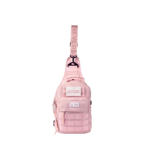 WOLFpak Tactical Sling Bag for Concealed Carry, EDC | Everday Crossbody Daypack - color: Dream Pink