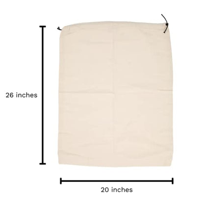 Organic Cotton Dust Proof Storage Bags for Handbags - Large Purse Storage Bags - Dust Bag Cover for Expensive Purses & Handbags - Extra-Large Cotton Drawstring Storage Bags (3 Bags - 26"x20") - size: 3 Extra Large: 26"x20"