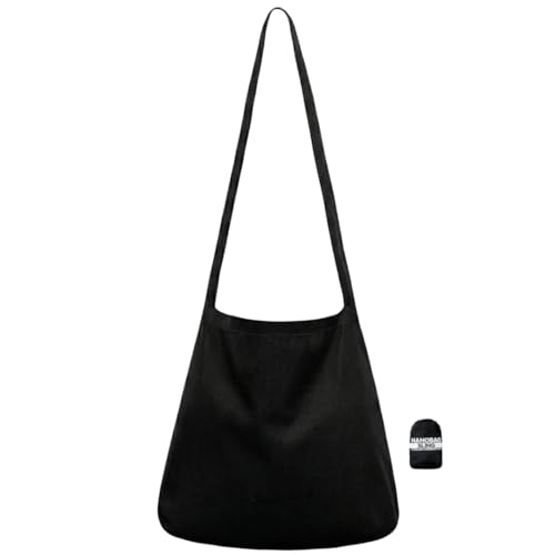 Nanobag Sling - Ultralight Crossbody Bag for Women & Men, Packable Grocery, Travel & Shopping Bag for Everyday Use - color: Black
