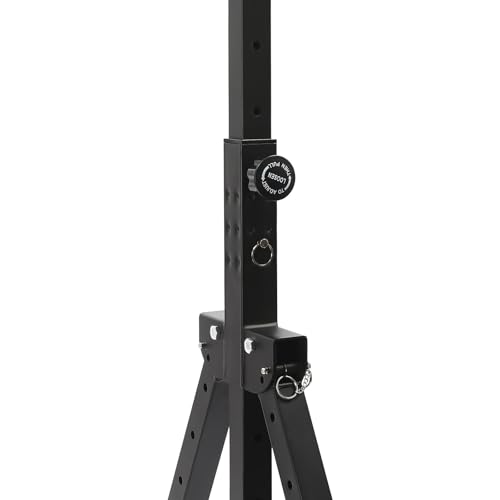 Foldable Pull Up Bar Free Standing Pull Up Dip Station Height Adjustable Pull Up Station for Home Power Tower Workout Pull Up Bar Station