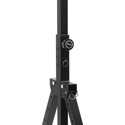 Foldable Pull Up Bar Free Standing Pull Up Dip Station Height Adjustable Pull Up Station for Home Power Tower Workout Pull Up Bar Station