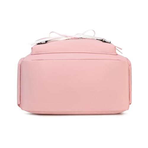 Spotted Tiger School Backpack for Girls Backpack with Lunch Box Backpacks for Teen Girl Backpacks School Bag Bookbag (Pink 2) - color: Pink 2