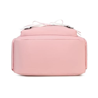Spotted Tiger School Backpack for Girls Backpack with Lunch Box Backpacks for Teen Girl Backpacks School Bag Bookbag (Pink 2) - color: Pink 2
