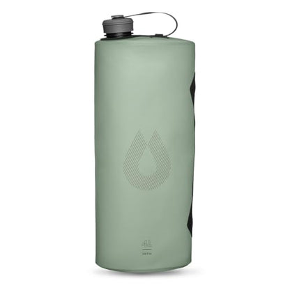 HydraPak Seeker - Collapsible Camping Water Storage (4L) - BPA & PVC Free, Hydration Reservoir Bag, Leak Proof - Sutro Green - color: Sutro Green, size: 4 Liter