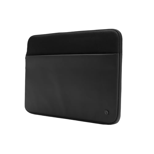 Incase A.R.C. Sleeve with ReSpun Recycled Polyester - 15 inch and 16 inch MacBook/Laptop & iPad/Tablet Case - Cushioned Faux Fur Lining, External Zippered Slip Pocket - Black - color: Black