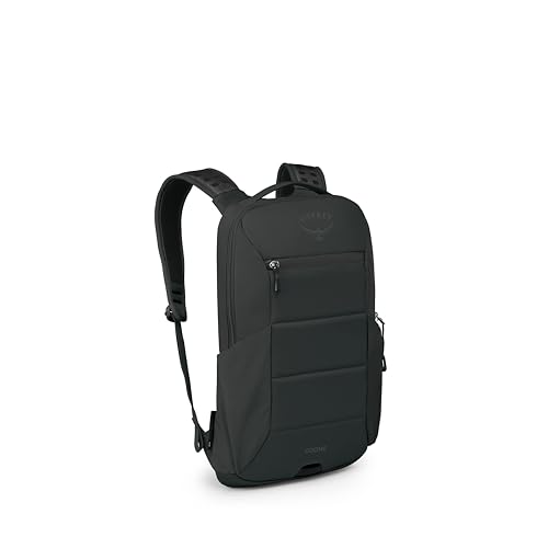 Osprey Ozone Slim Pack - Lightweight Laptop Backpack with AirScape Suspension, Water Bottle Pockets & Slim Travel Design - Fits Most 16" Laptops - Personal Item or Carry-On Compatible, Black - color: Black