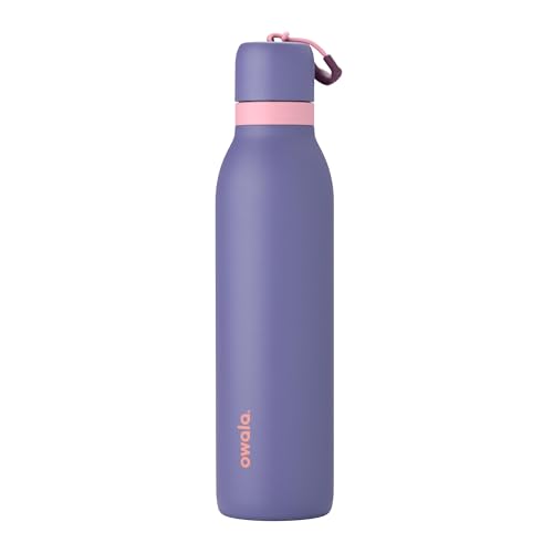 Owala FreeSip Twist Insulated Stainless Steel Water Bottle with Straw for Sports and Travel, BPA-Free, 24-oz, Blue Jay - color: Blue Jay, size: 24 Ounces