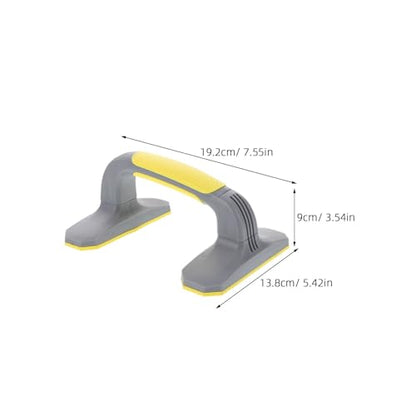 FOMIYES 2pcs Push up Bars Home Gym Equipment Anti-slip Soft Plastic Handles with Bottom Pads Strength Training Workout Stands for Floor Exercise and Body Fitness