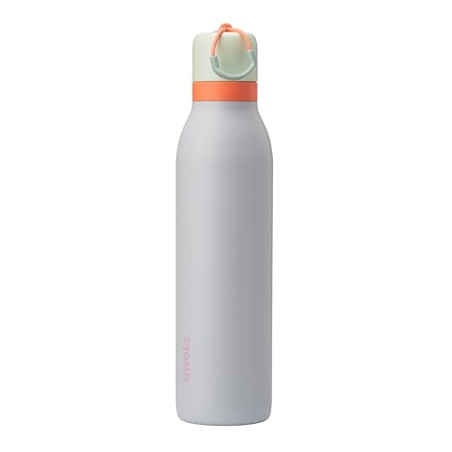 Owala FreeSip Twist Insulated Stainless Steel Water Bottle with Straw for Sports and Travel, BPA-Free, 24-oz, Beach House - color: Beach House, size: 24 Ounces