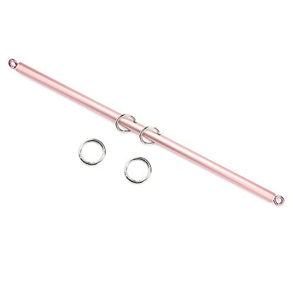 2026 Upgraded Heavy Duty Expandable Spreader Bar – Adjustable PU Straps for Pilates, Yoga - style: Rose+Black