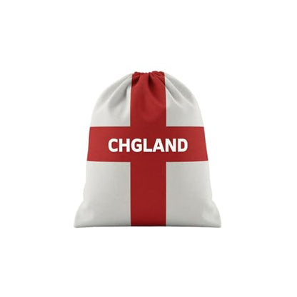 TREBIN 2026 Soccer Cup Drawstring Backpack, Soccer Gym Bag in National Flag Colors, Sports Bag Sackpack Cinch Bag (England Fan) - color: England Fan