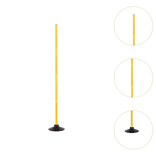 Soccer Training Marker Pole Set Football Sign Obstacle Cone Agility Rod PVC Rubber Base Suitable for Coaches Athletes Group Training Backyard - size: 2 m