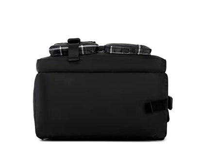 Acmebon Girl Roomy Fashion Laptop Backpack Casual Daily Backpack for Women Black - color: Black