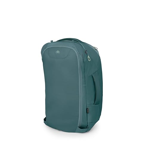 Osprey Fairview 40L Women's Travel Backpack - Carry On Bag with Laptop Sleeve and Toiletry Pocket, Cascade Blue-Torrent Blue - color: Cascade Blue Torrent Blue, style: 40l