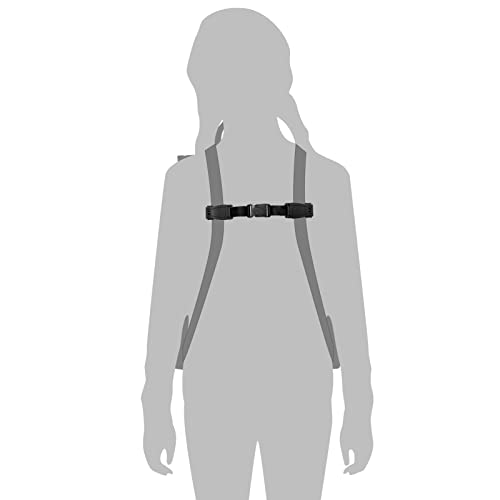 G Ganen Universal Child Chest Harness Clip Anti-Slip Baby Chest Clip Guard Compatible with Seats, Strollers, High Chairs, schoolbags, max. for 1.5 inch Width Harness (Black Set of 1)